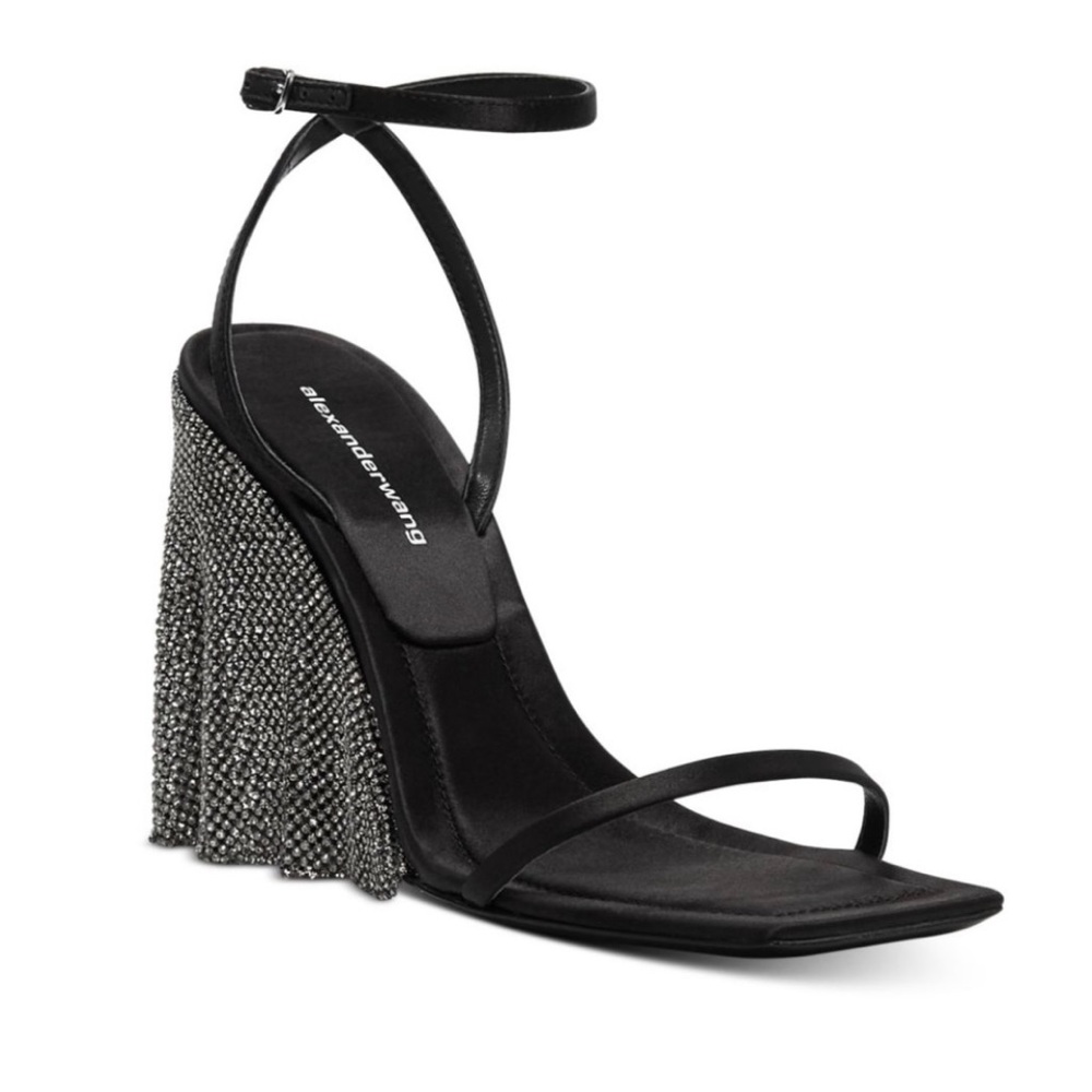 ALEXANDER WANG Blake Crystal High Heeled Sandals